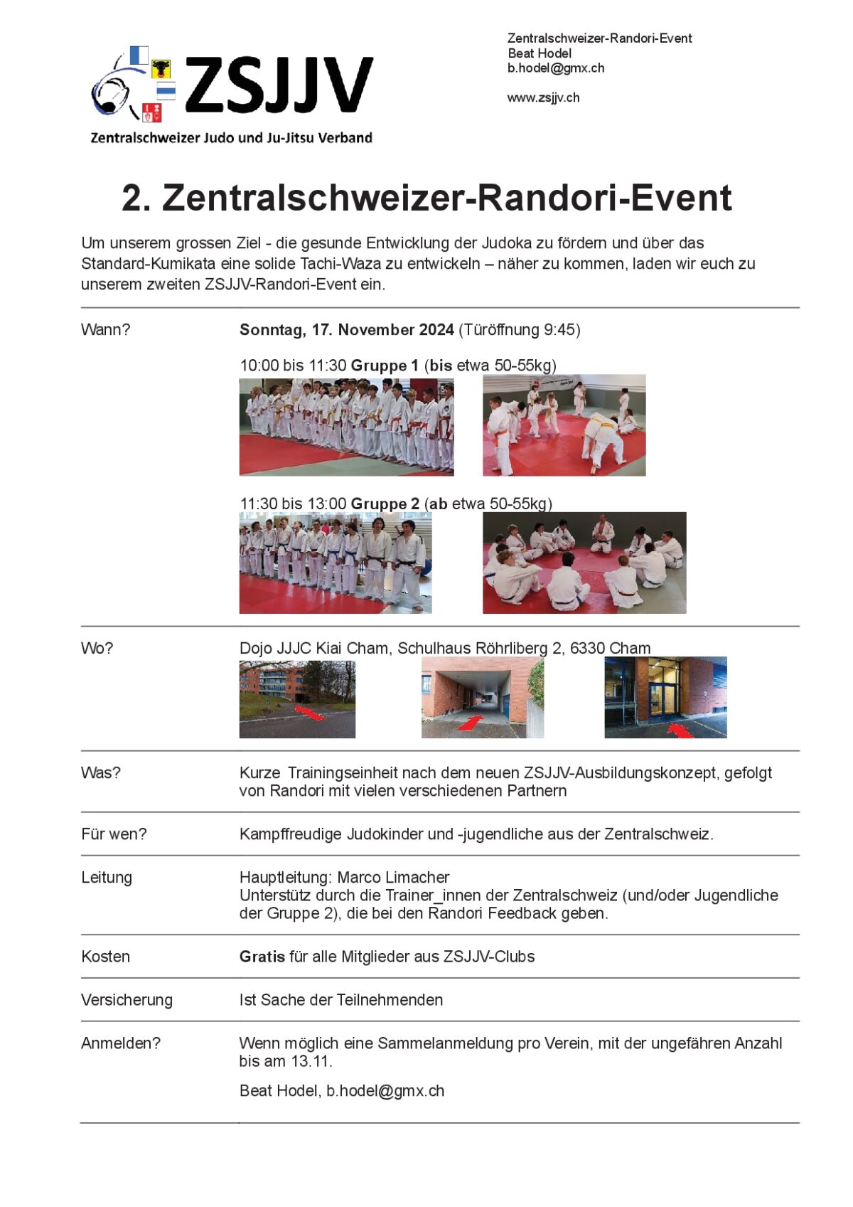 2. Randori-Event am 17. 11. in Cham